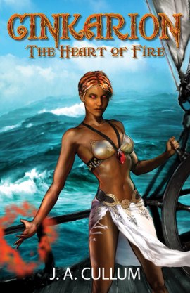 Cinkarion: The Heart of Fire (Book Two in the Karionin Chronicles trilogy) cover art by David Willicome