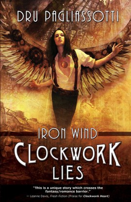 Clockwork Lies: Iron Wind (Book Two of the Clockwork Heart trilogy) cover art by Timothy Lantz