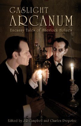 Gaslight Arcanum (Uncanny Tales of Sherlock Holmes) cover art by Dave Elsey