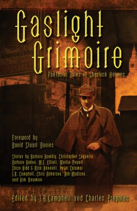 Gaslight Grimoire (Fantastic Tales of Sherlock Holmes) cover art by Timothy Lantz