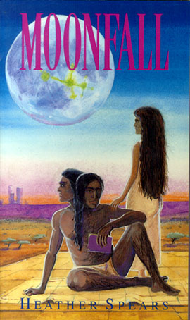 Moonfall (Book One in the Moonfall trilogy) cover art by Gerald Luxton