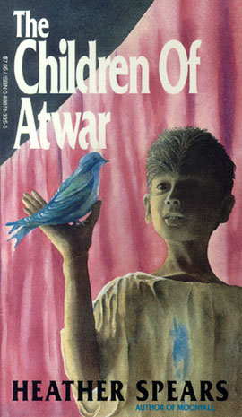 The Children of Atwar (Book Two in the Moonfall trilogy) cover art by Daniel Goldenberg