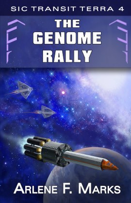The Genome Rally (Sic Transit Terra Book 4) cover art by Lynn Perkins