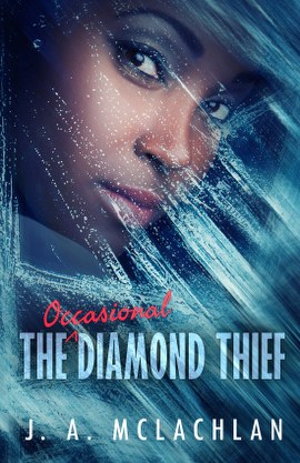 The Occasional Diamond Thief (Book 1 in The Unintentional Adventures of Kia and Agatha) cover art by Marija Vilotijevic