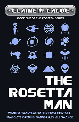 The Rosetta Man cover art by Erfan Nuriiev