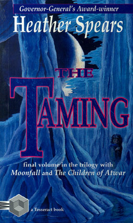 The Taming (Book Three in the Moonfall trilogy) cover art by Daniel Goldberg