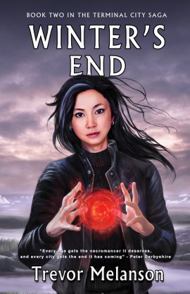 Winter's End  (Book Two in the Terminal City Saga) cover art by Lynn Perkins